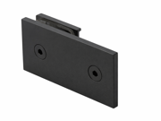 Bracket - Glass to Wall - 180 Degree - Matt Black